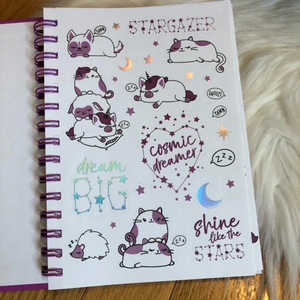 Justice Dream Journal and JoJo Siwa Gel Pen Set